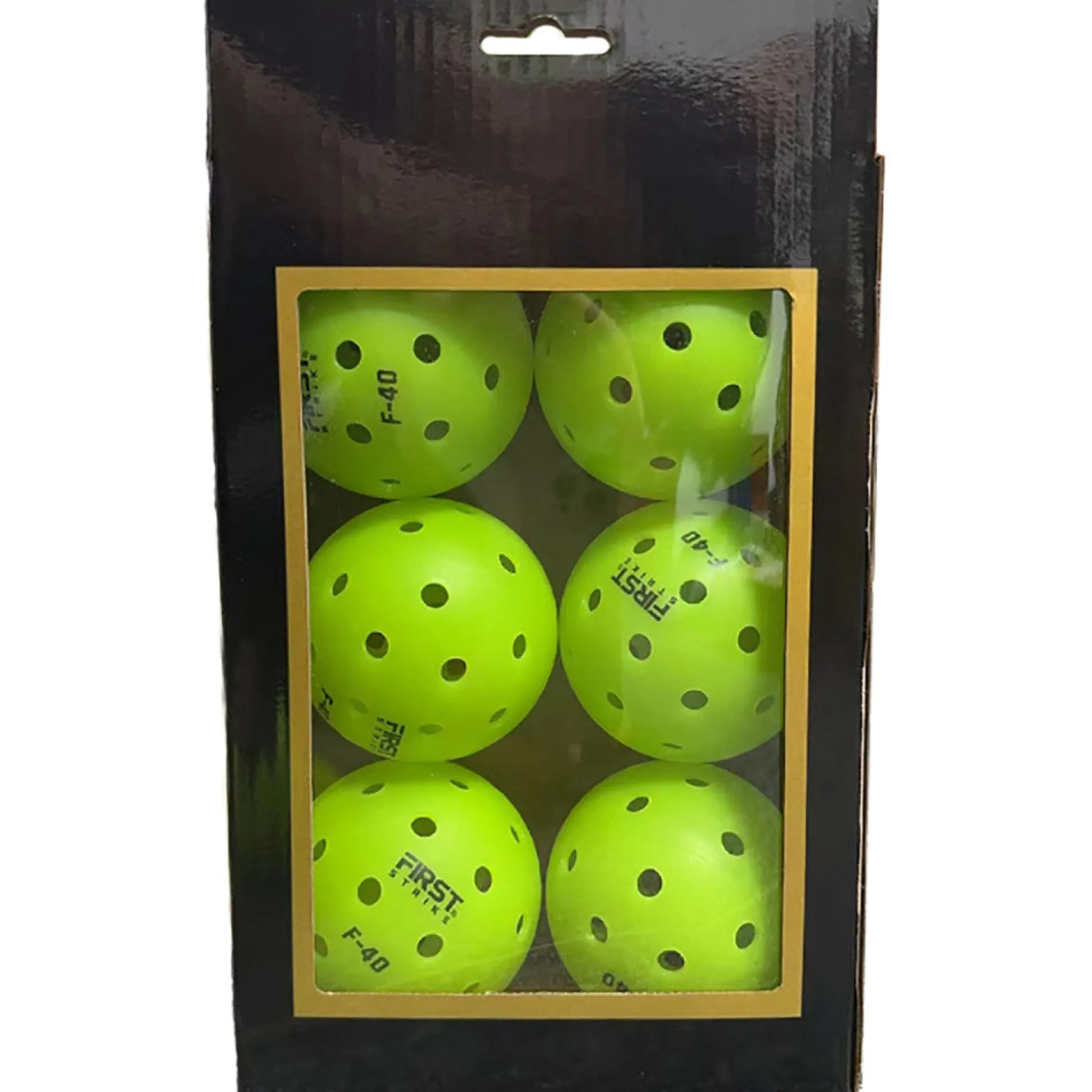 Flat River Group First Strike Pickleball F-40 Competition Game Balls - 6 Pack* Family & Entertainments Games