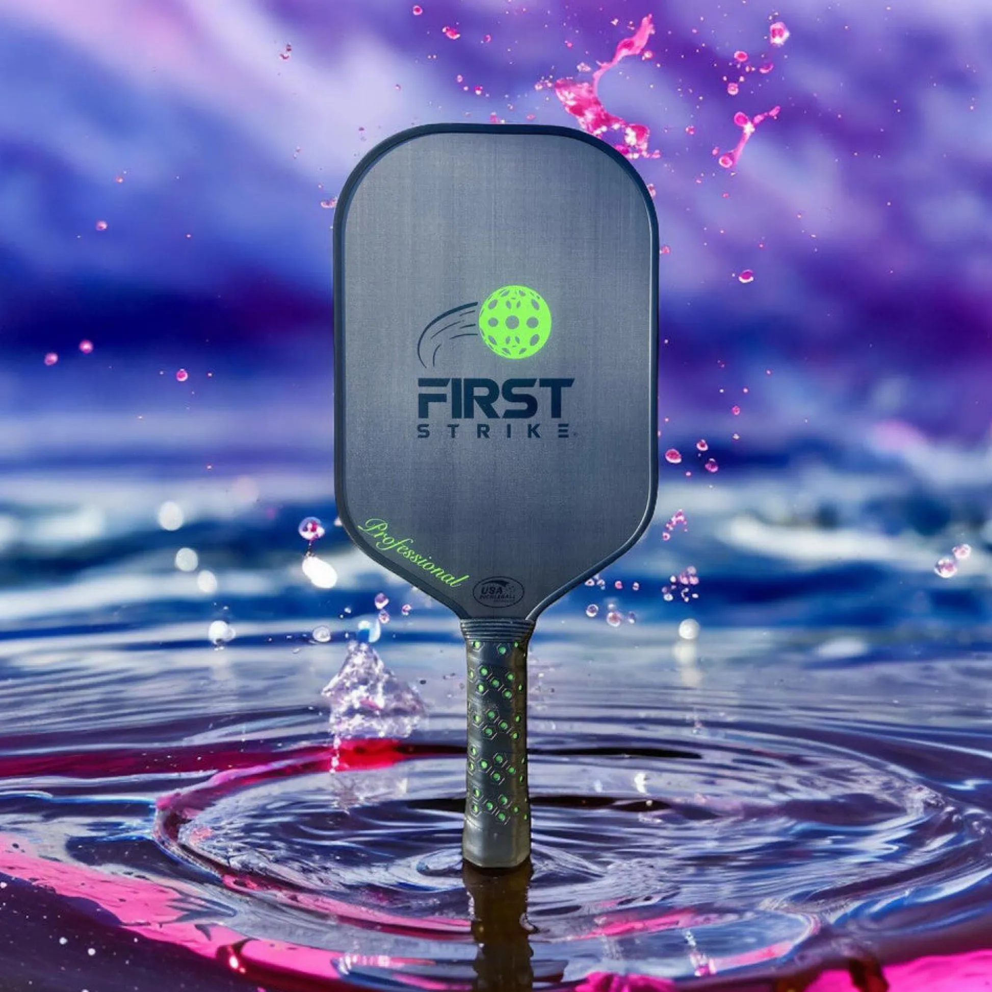 Flat River Group First Strike Pickleball Professional Elongated Paddle, 16.4 x 7.5", Polymer Core* Toy Sports
