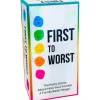 Calendar Holdings, LLC First to Worst Party Card Game - Multi-Generational Family Fun* Social & Emotional Skills|Family & Entertainments Games