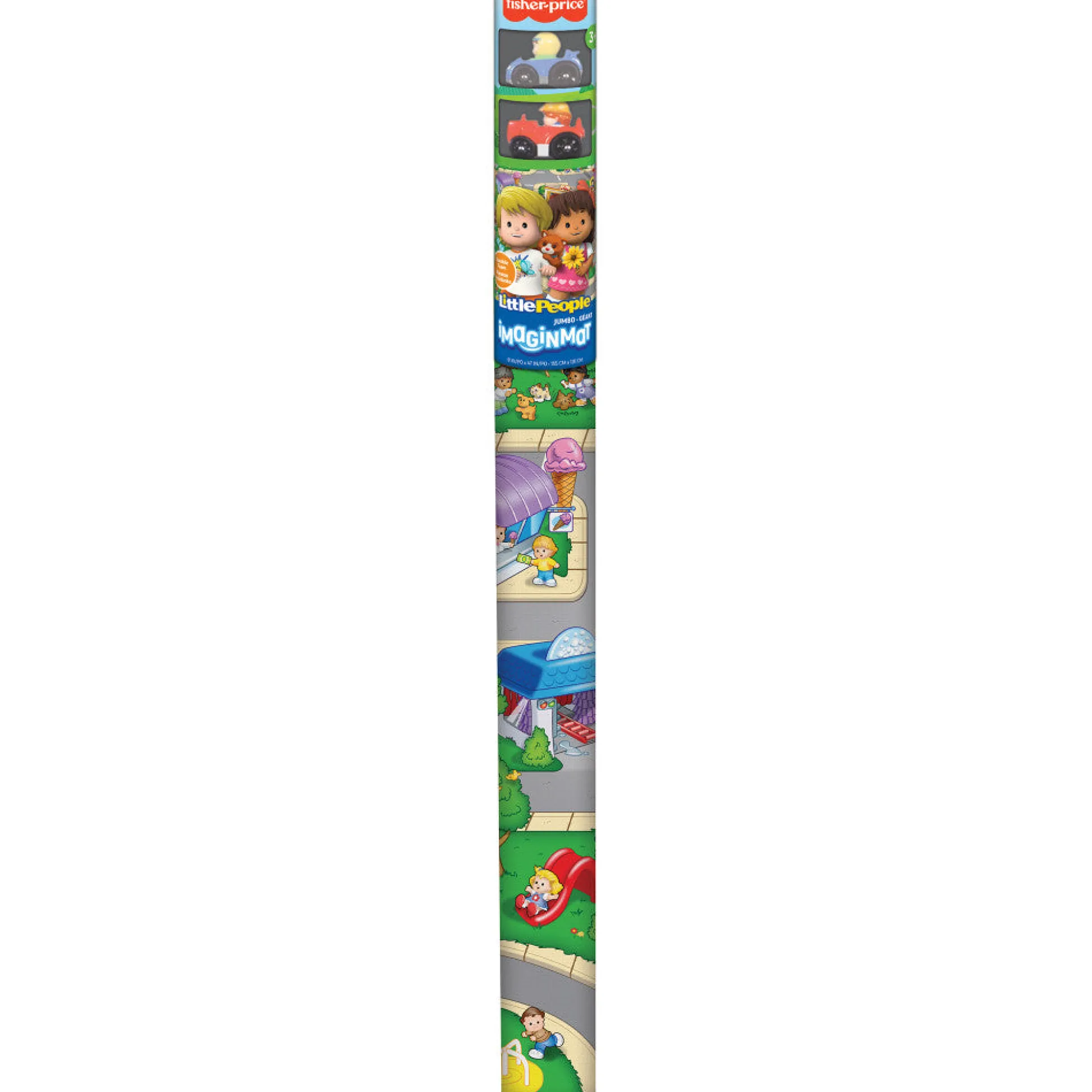Flat River Group Fisher-Price Imaginmat Jumbo Playmat with Cocomelon Cars, 47 x 61 inches* Preschool Education Toys & Activities|Preschool Pals