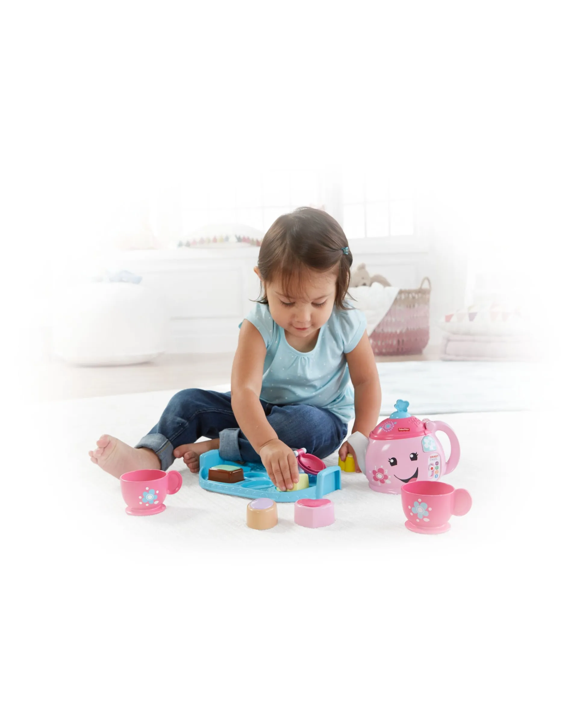 Macy's - Supplier Fisher-Price Laugh and Learn Sweet Manners Tea Set - Interactive Playset* Preschool Education Toys & Activities|Social & Emotional Skills
