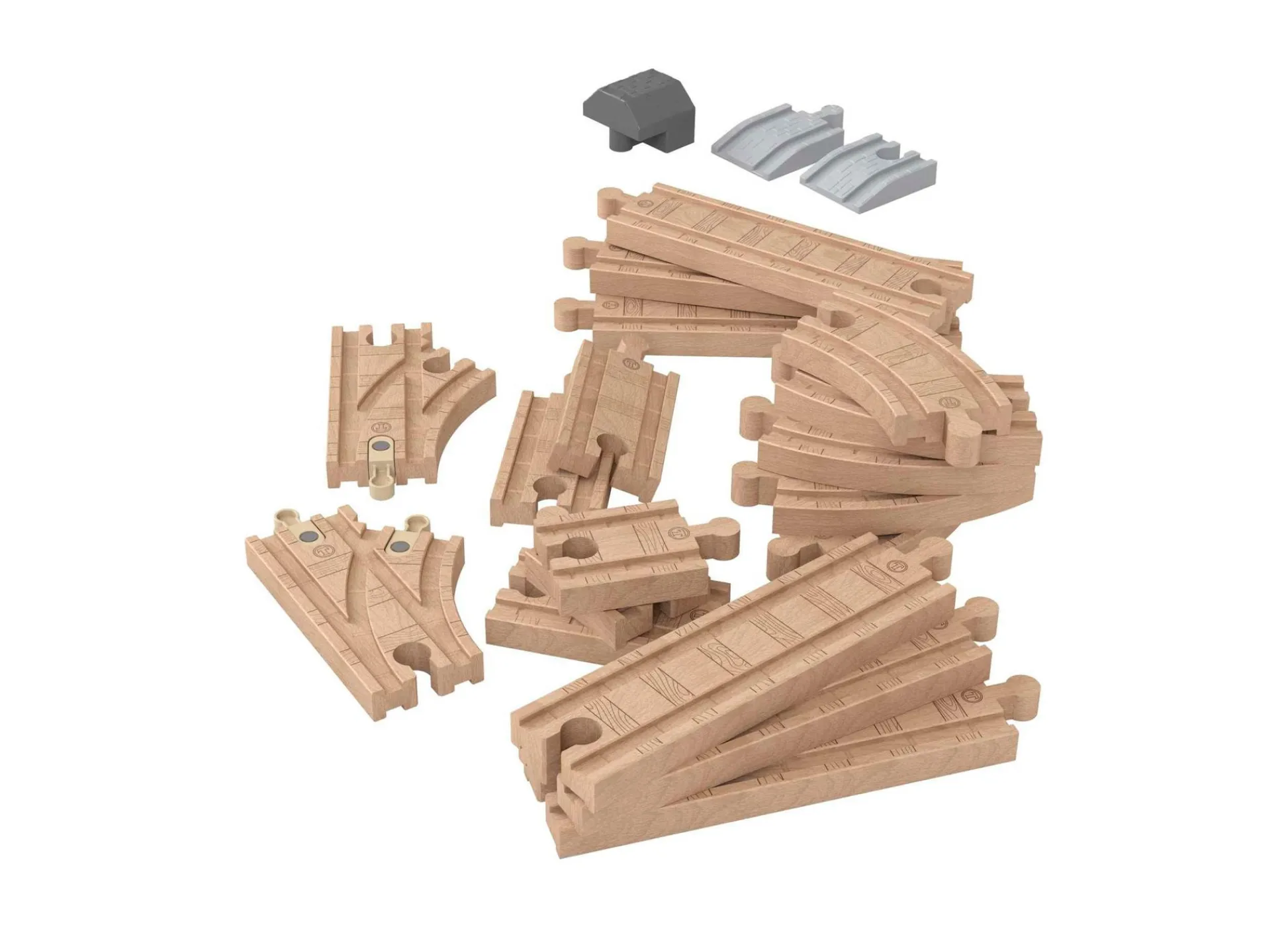 Macy's - Supplier Fisher-Price Thomas & Friends Wooden Railway Expansion Clackety Track Pack* Wood & Jumbo Blocks