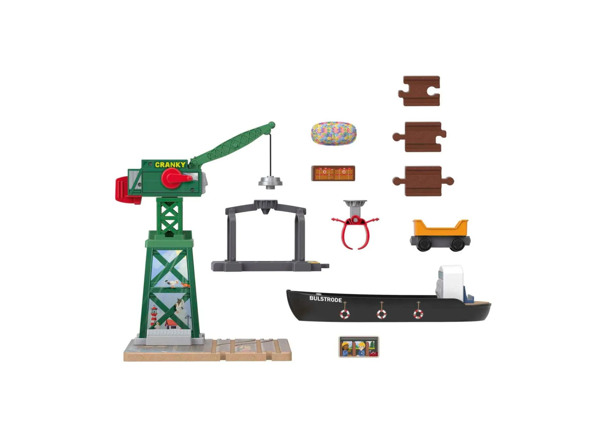 Macy's - Supplier Fisher-Price Thomas & Friends Wooden Railway Brendam Docks Playset* Preschool Education Toys & Activities|Preschool Vehicles