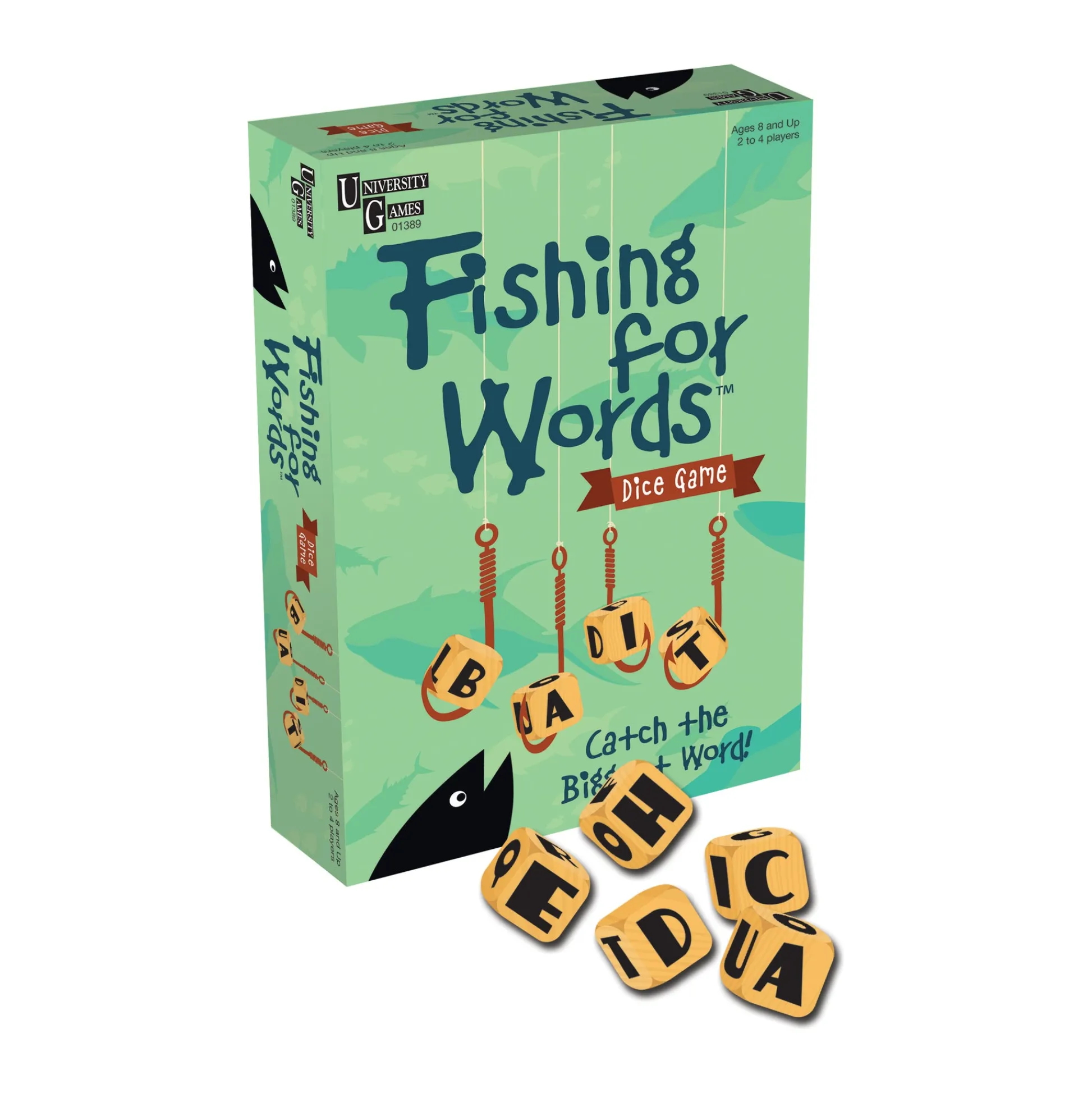 AreYouGame Fishing for Words - Dynamic Word Crafting Dice Game* Dice, Roll & Write Games