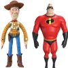 Flat River Group FleXfigs Pixar 4-Character Articulated Action Figure Pack - Collectible* Collectible Figures & Playsets
