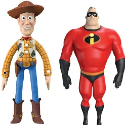 Flat River Group FleXfigs Pixar 4-Character Articulated Action Figure Pack - Collectible* Collectible Figures & Playsets