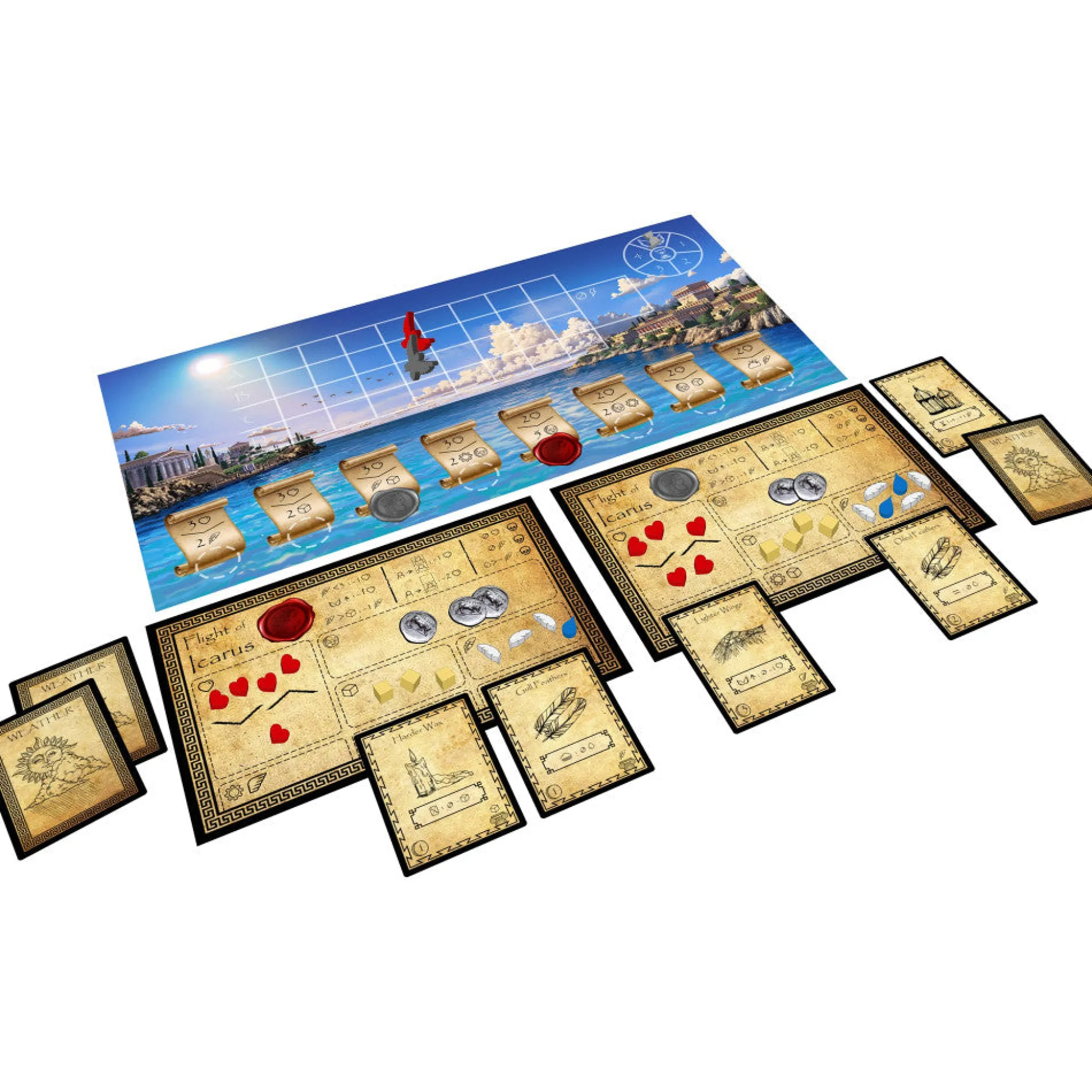 Flat River Group Flight of Icarus: Myth-Inspired Strategy Board Game for Ages 14+* Role-Playing Games|Board Games