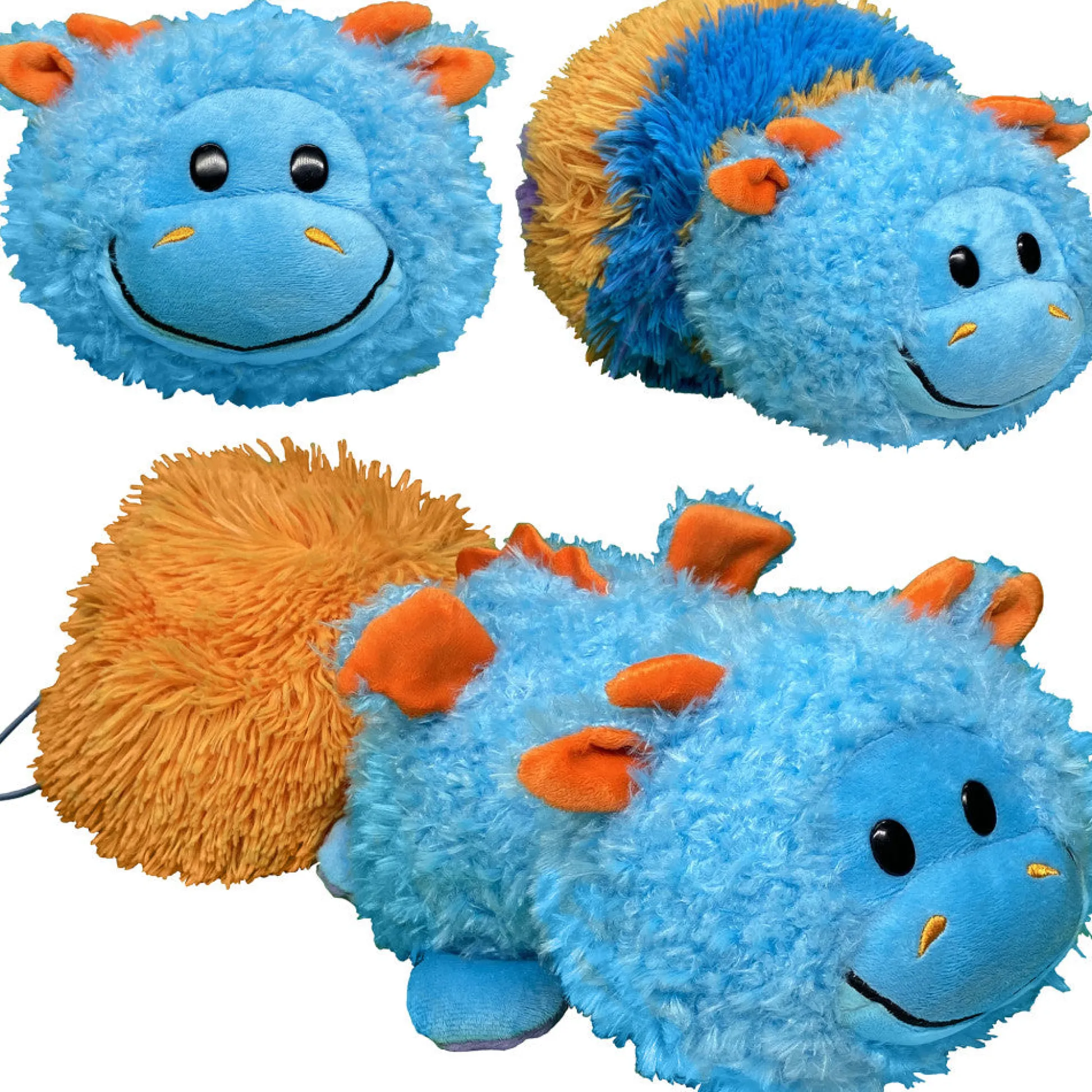 Flat River Group FlipaZoo Magic Tails 2-in-1 Plush - Blue Dragon to Purple Unicorn* Stuffed Animals|Stuffed Animals & Plush Toys
