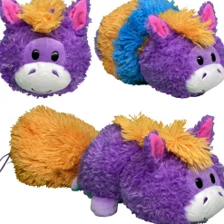 Flat River Group FlipaZoo Magic Tails 2-in-1 Plush - Blue Dragon to Purple Unicorn* Stuffed Animals|Stuffed Animals & Plush Toys