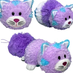 Flat River Group FlipaZoo Magic Tails 2-in-1 Plush - Transforming Purple Cat to Blue Husky* Stuffed Animals|Stuffed Animals & Plush Toys