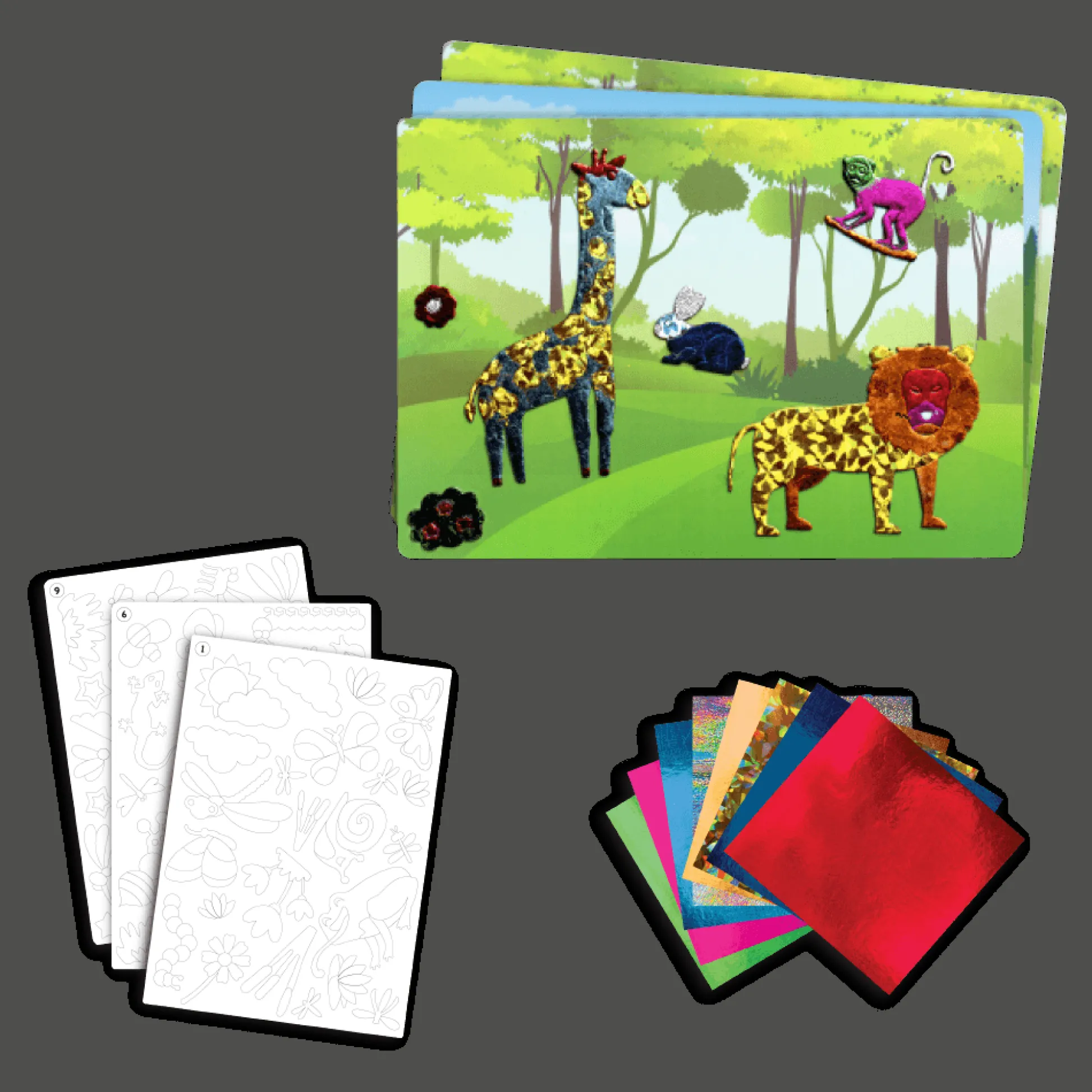 Skillmatics Foil Fun World of Animals Creative Foil Art Kit* Crafts & Activities