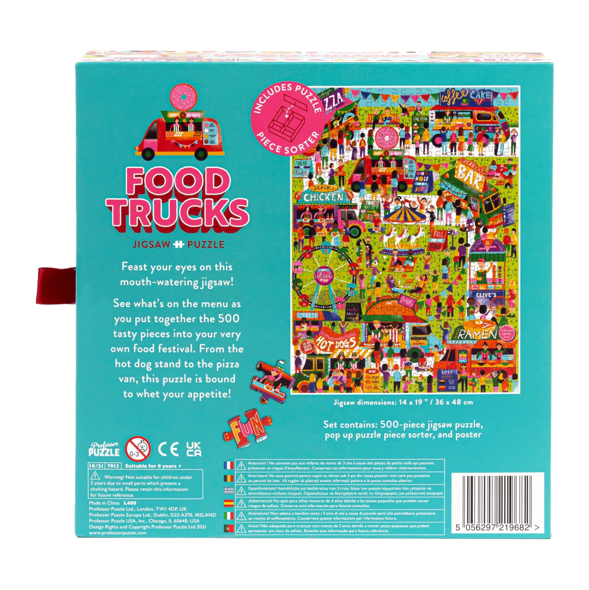 AreYouGame Food Trucks Festival Jigsaw Puzzle - 500 pcs* Puzzles