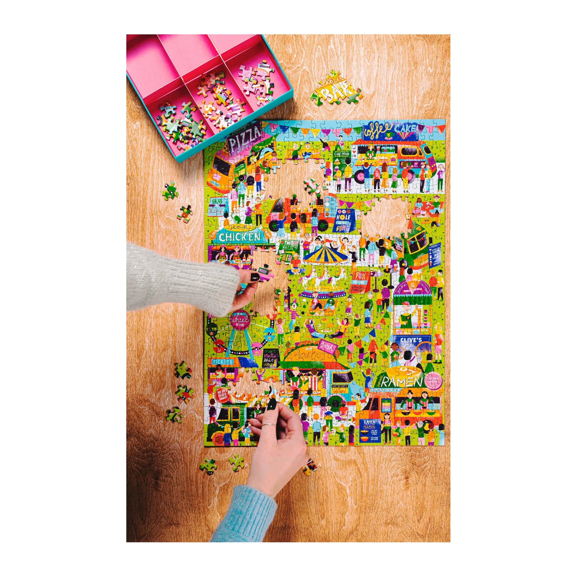 AreYouGame Food Trucks Festival Jigsaw Puzzle - 500 pcs* Puzzles