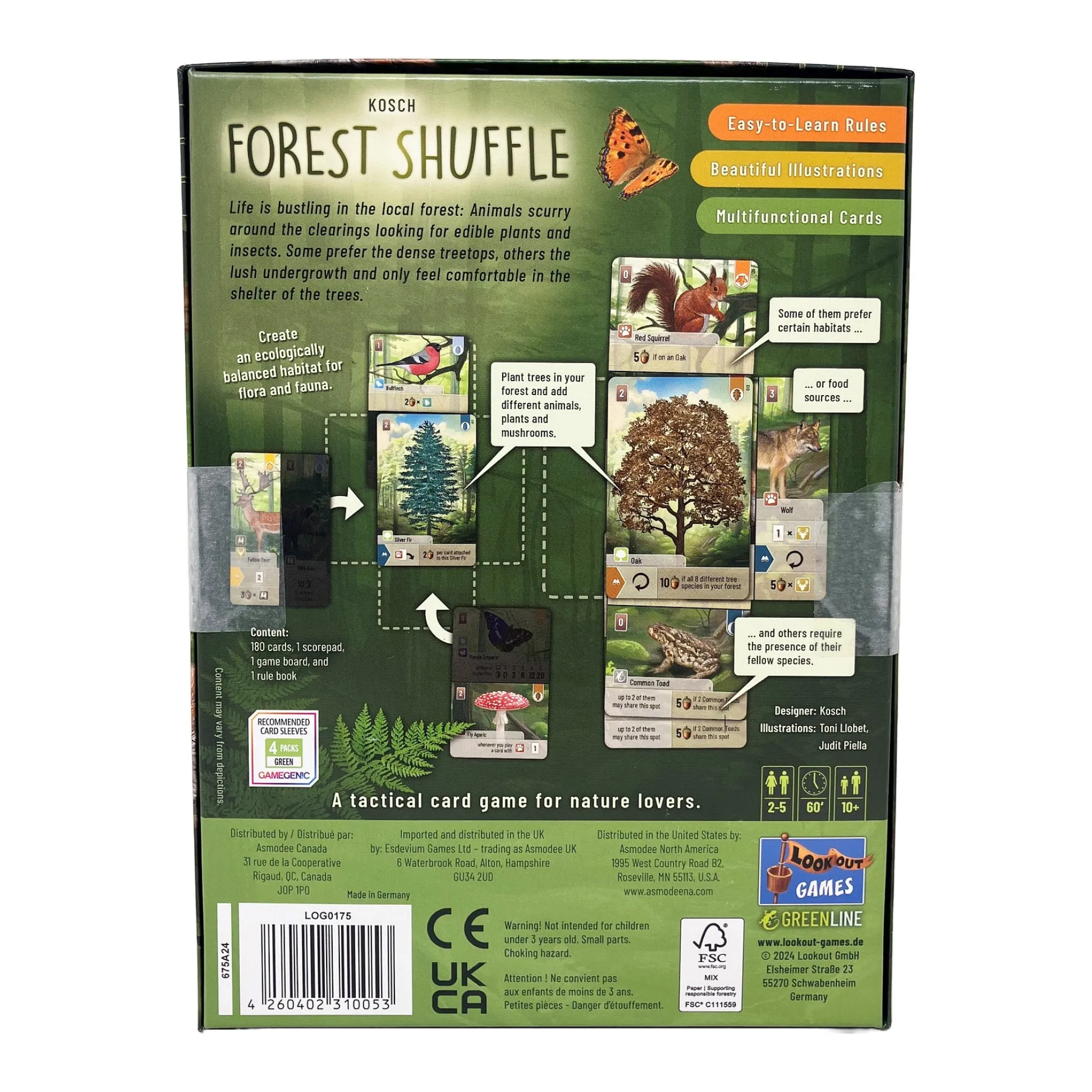 AreYouGame Forest Shuffle: Strategic Card Game for Nature Lovers* Card Games