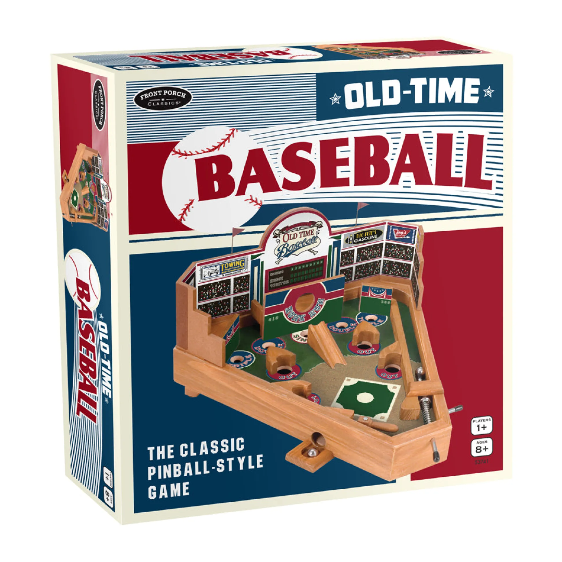AreYouGame Front Porch Classics Old-Time Wooden Pinball-Style Baseball Game* Role-Playing Games|Board Games