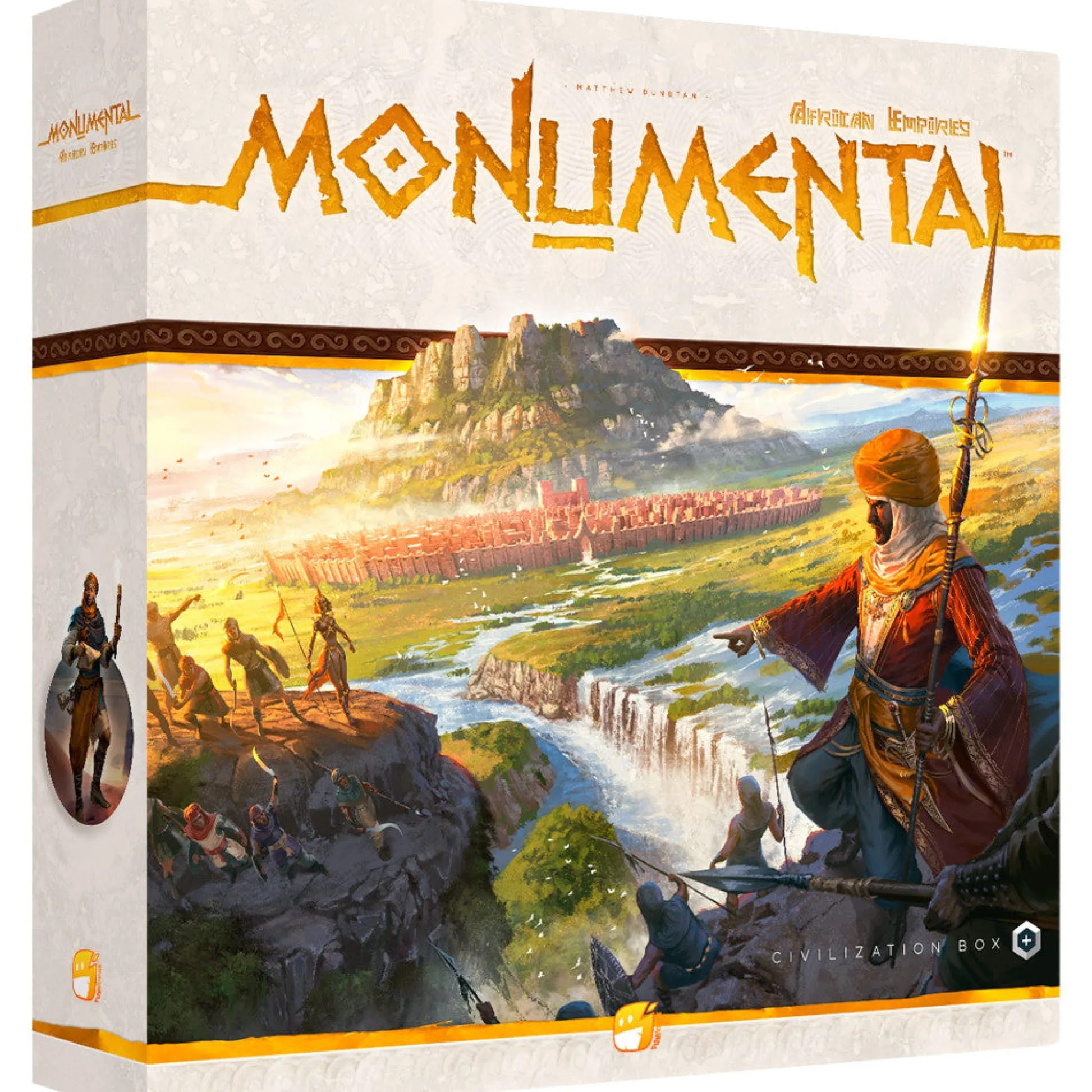 Flat River Group Funforge Monumental African Empires Expansion - Strategic Deckbuilding Game* Board Games|Role-Playing Games