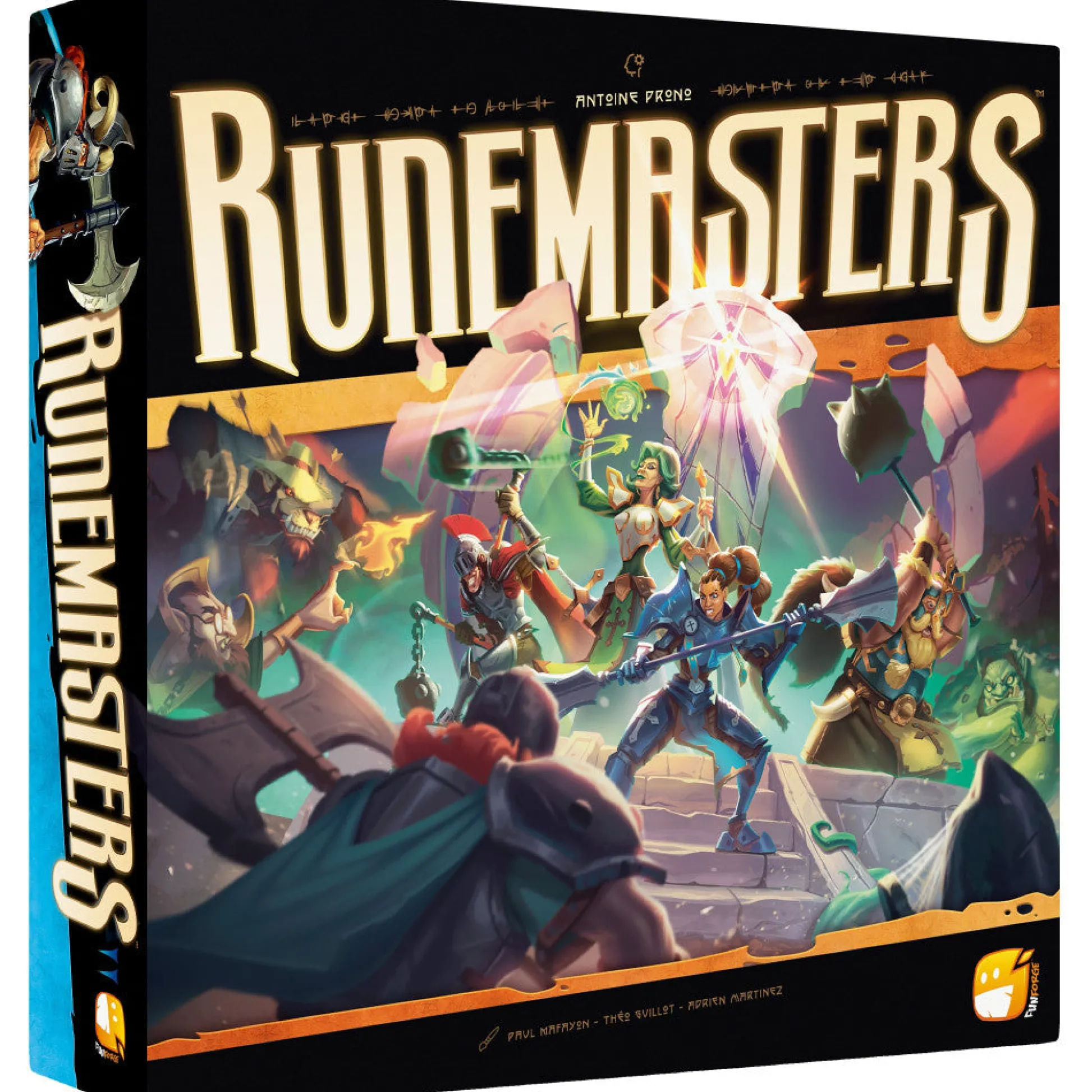 Flat River Group Funforge Runemasters Cooperative Fantasy Dice Board Game* Board Games|Role-Playing Games