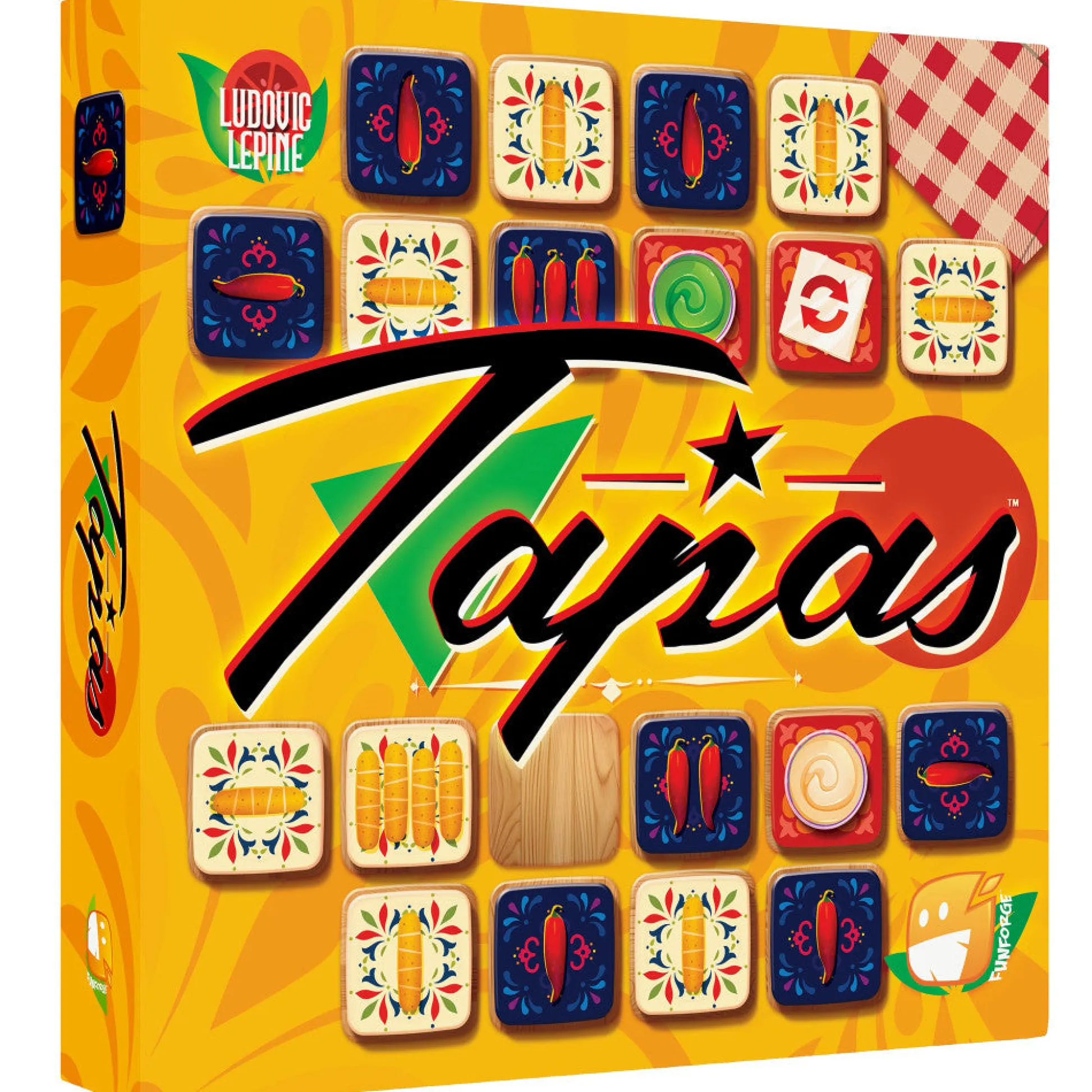 Flat River Group Funforge Tapas Tile Laying Board Game - Strategic Duel for Ages 8+* Role-Playing Games|Board Games