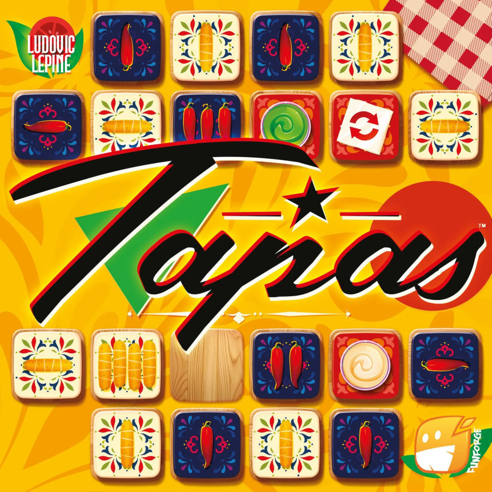 Flat River Group Funforge Tapas Tile Laying Board Game - Strategic Duel for Ages 8+* Role-Playing Games|Board Games