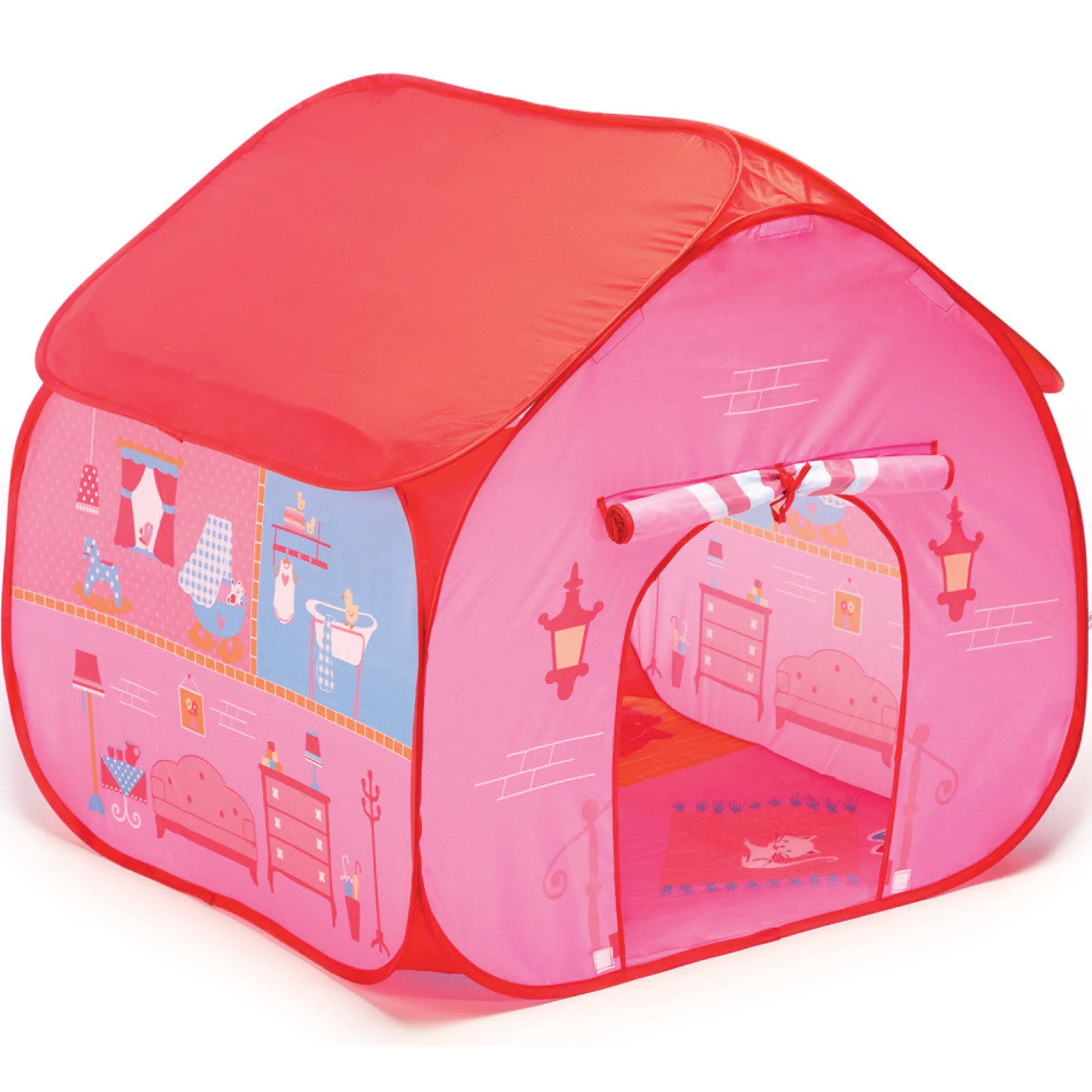 Flat River Group Fun2Give Pop-it-Up Dollhouse Tent with House Playmat* Tents, Tunnels & Playhouses|Dress Up