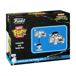 Calendar Holdings, LLC Funko Bitty POP! TMNT 0.9 inch Vinyl Ride - Leonardo with Turtle Van* Funko|Funko