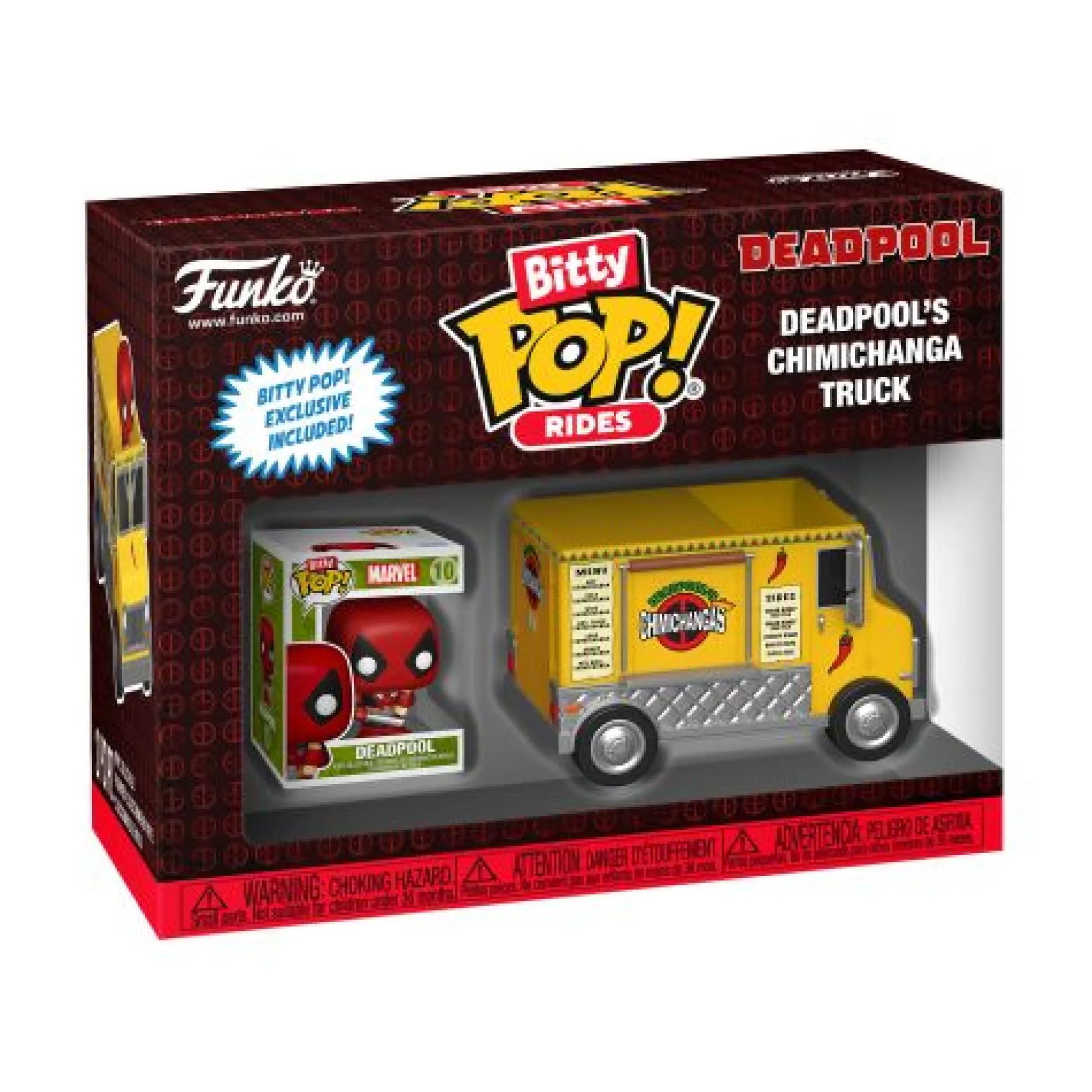 Calendar Holdings, LLC Funko POP Bitty Rides 2 inch Vinyl Deadpool Chimichanga Truck Collectible* Funko|Funko