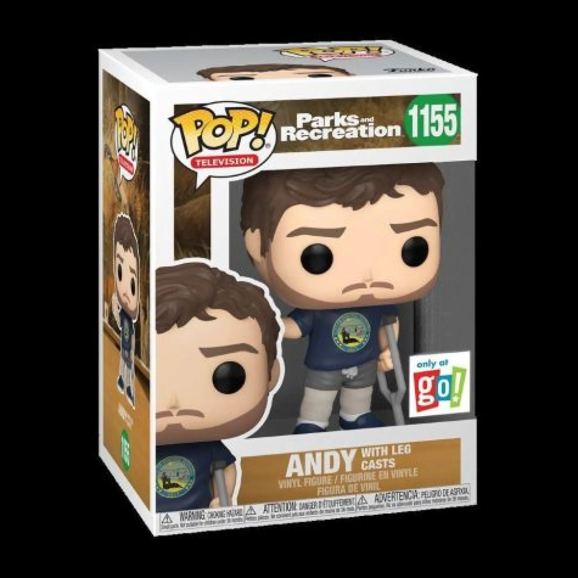 Calendar Holdings, LLC Funko POP! Parks & Rec Andy Dwyer 3.75 inch Vinyl Figure in Leg Casts* Funko|Funko