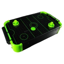 Calendar Holdings, LLC Funtime Gifts Neon Tabletop Air Hockey Game, 20 Inch* Role-Playing Games|Board Games