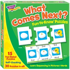 Flat River Group Fun-to-Know What Comes Next? Sequencing Puzzle Set - 15 pc* Puzzles
