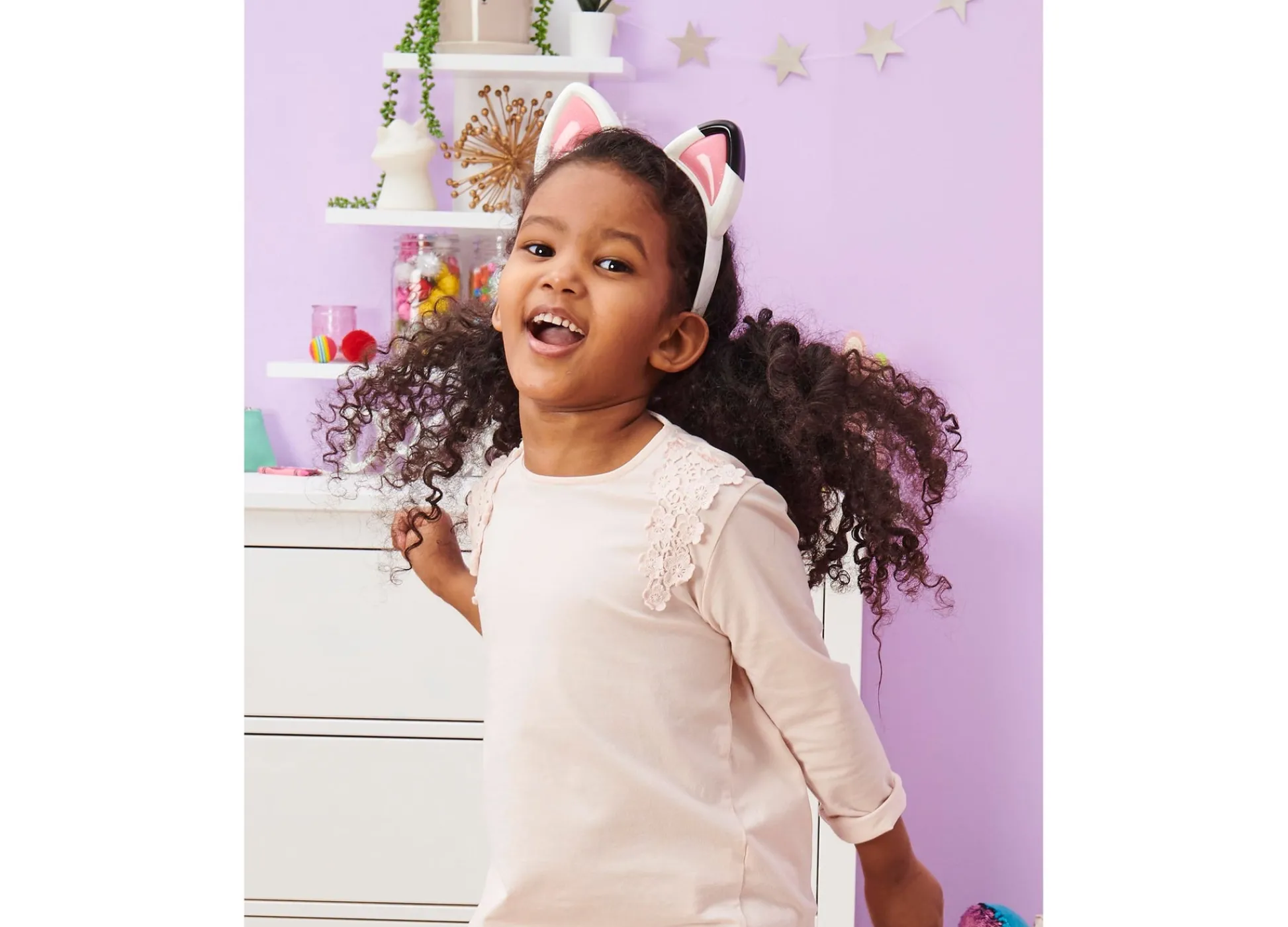 Macy's - Supplier Gabby's Dollhouse Interactive Musical Cat Ears with Lights and Sounds* Dress Up & Accessories|Dress Up