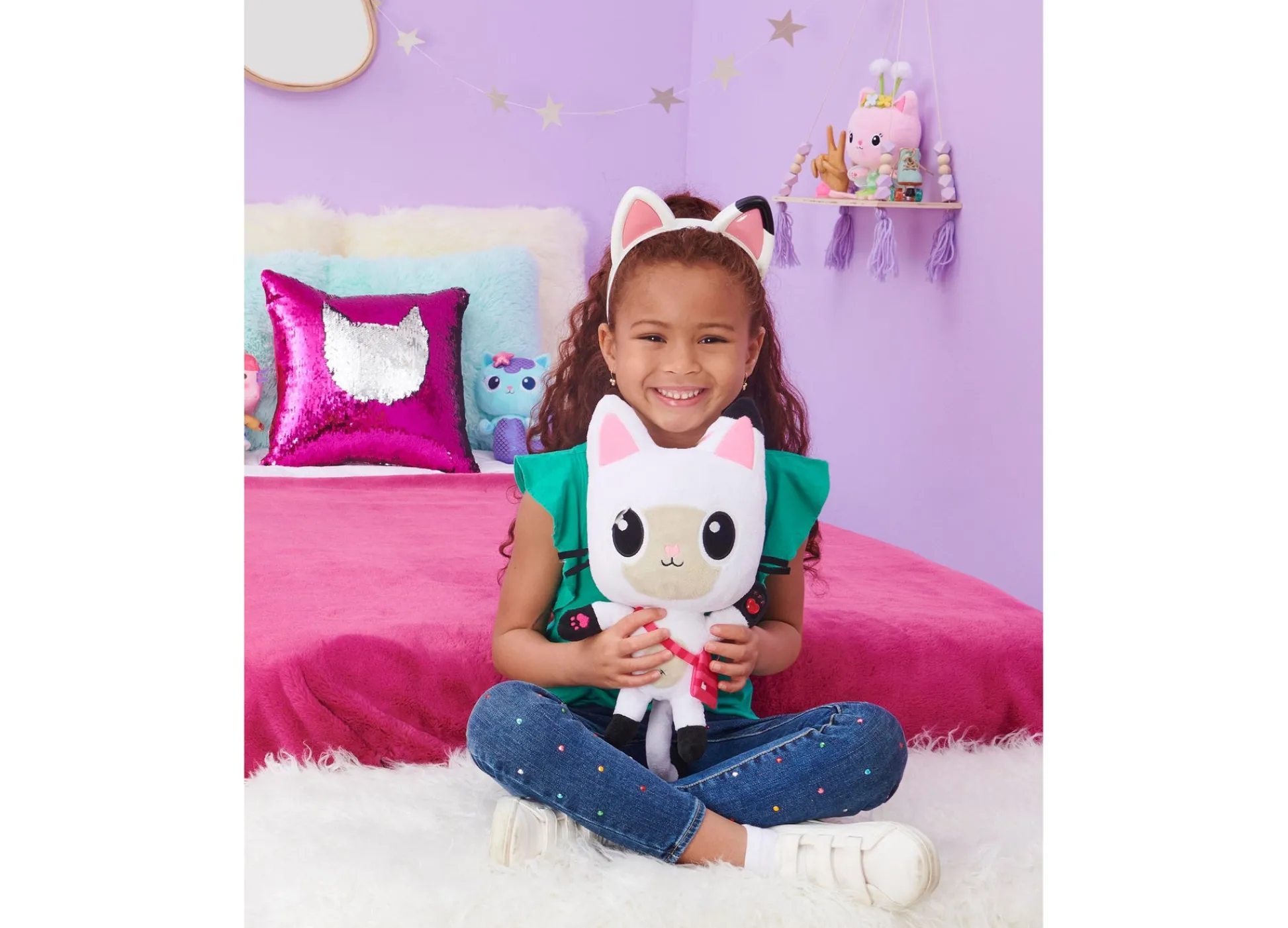 Macy's - Supplier Gabby's Dollhouse Interactive Musical Cat Ears with Lights and Sounds* Dress Up & Accessories|Dress Up