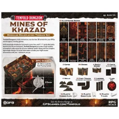 Flat River Group Gale Force 9: Tenfold Dungeon - Modular Mines of Khazad Terrain Set* Miniature Figures & Games