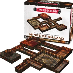 Flat River Group Gale Force 9: Tenfold Dungeon - Modular Mines of Khazad Terrain Set* Miniature Figures & Games