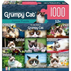 Calendar Holdings, LLC GC Grumpy Cat Humorous Collage Jigsaw Puzzle - 1000 pc* Puzzles
