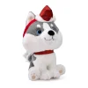 Macy's - Supplier Geoffrey's Toy Box 10 Inch Husky Plush with Festive Christmas Hat* Stuffed Animals|Stuffed Animals & Plush Toys