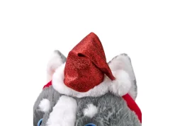 Macy's - Supplier Geoffrey's Toy Box 10 Inch Husky Plush with Festive Christmas Hat* Stuffed Animals|Stuffed Animals & Plush Toys