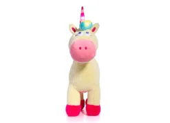 Macy's - Supplier Geoffrey's Toy Box 14 inch Interactive Glow Brights Unicorn Plush with LED and Sound - Created for Macys* Stuffed Animals|Stuffed Animals & Plush Toys