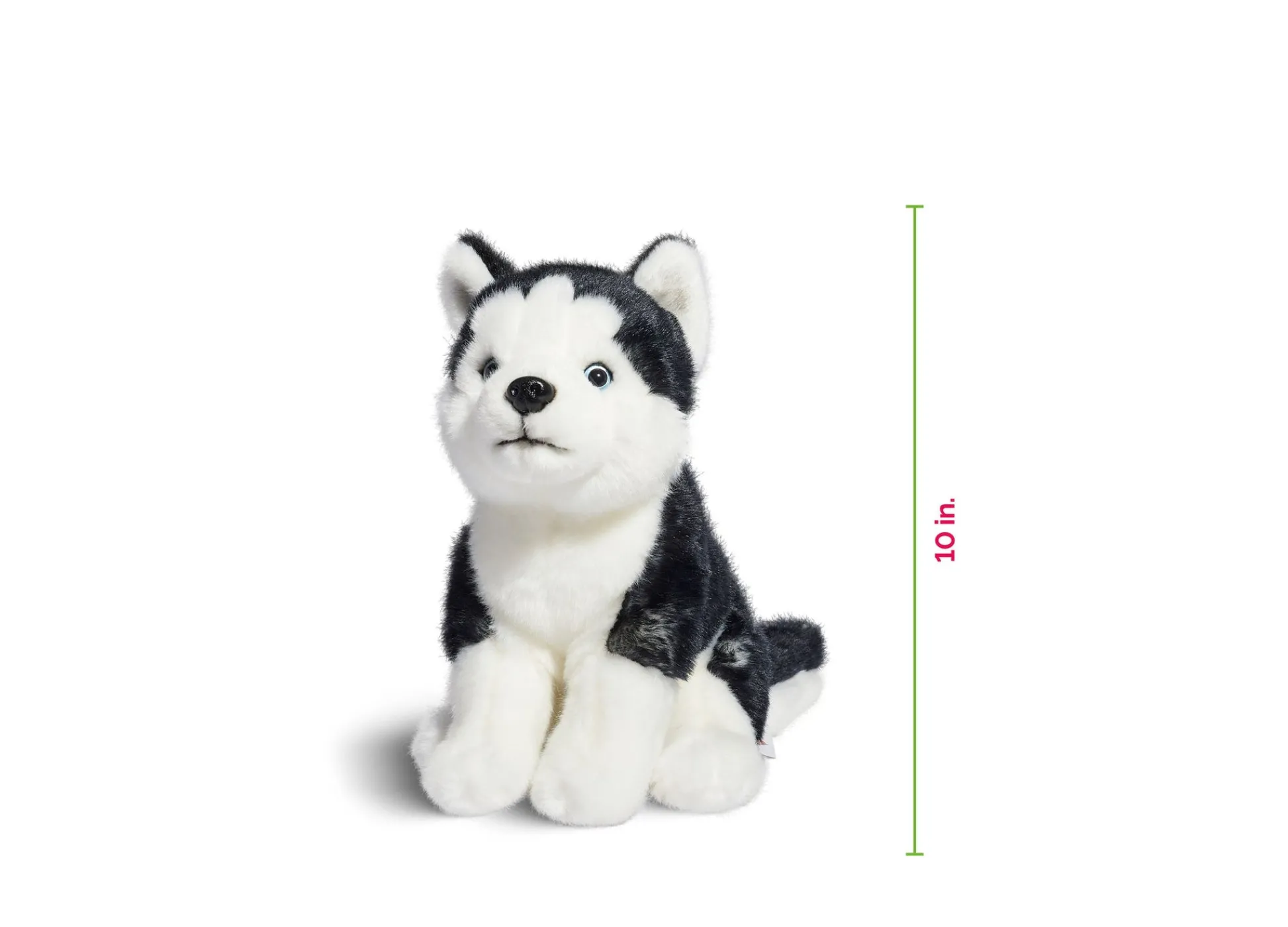 Macy's - Supplier Geoffrey's Toy Box 10 inch Siberian Husky Plush Puppy - Exclusive at Macy's* Social & Emotional Skills|Stuffed Animals