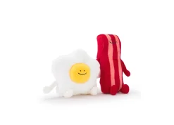 Macy's - Supplier Geoffrey's Toy Box Buddies 9.5 Inch Bacon and Eggs Plush Toy Set - Brown/Yellow* Stuffed Animals|Stuffed Animals & Plush Toys
