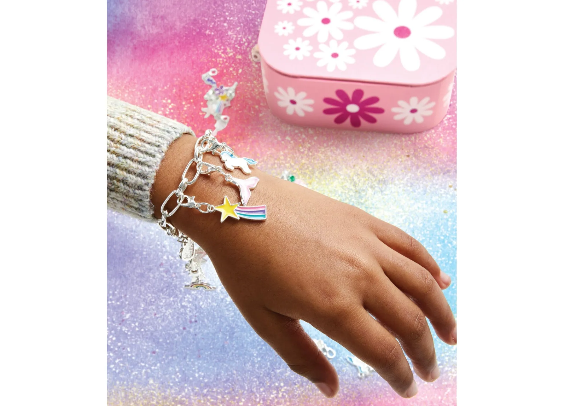 Macy's - Supplier Geoffrey's Toy Box 24-Day Charm Bracelet Advent Calendar, Exclusive at Macy's* Miniature & Collectible Dolls|Stuffed Animals & Plush Toys