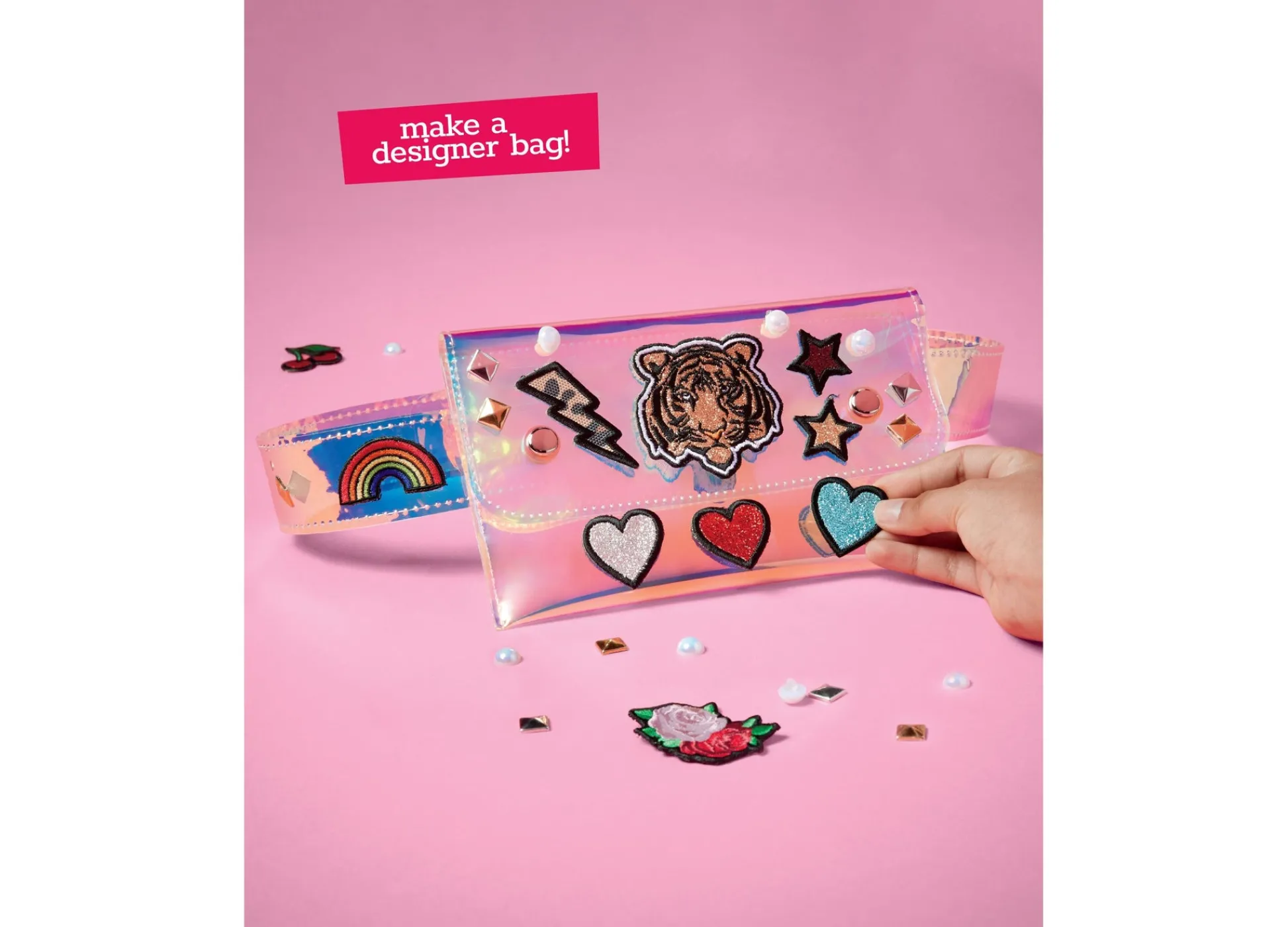Macy's - Supplier Geoffrey's Toy Box DIY Belt Bag Craft Kit with Embroidered Patches - Exclusive at Macy's* Crafts & Activities
