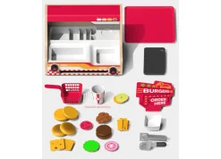 Macy's - Supplier Geoffrey's Toy Box Grill Fry Burger Counter Playset* Kitchens & Play Food|Dress Up