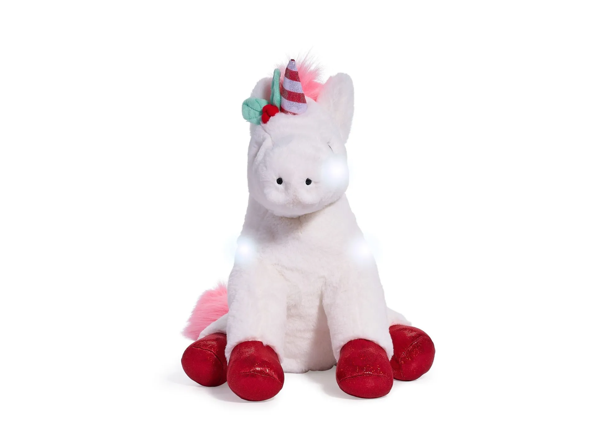 Macy's - Supplier Geoffrey's Toy Box 13-inch Interactive Glow Brights LED Sound Unicorn Plush* Stuffed Animals|Stuffed Animals & Plush Toys
