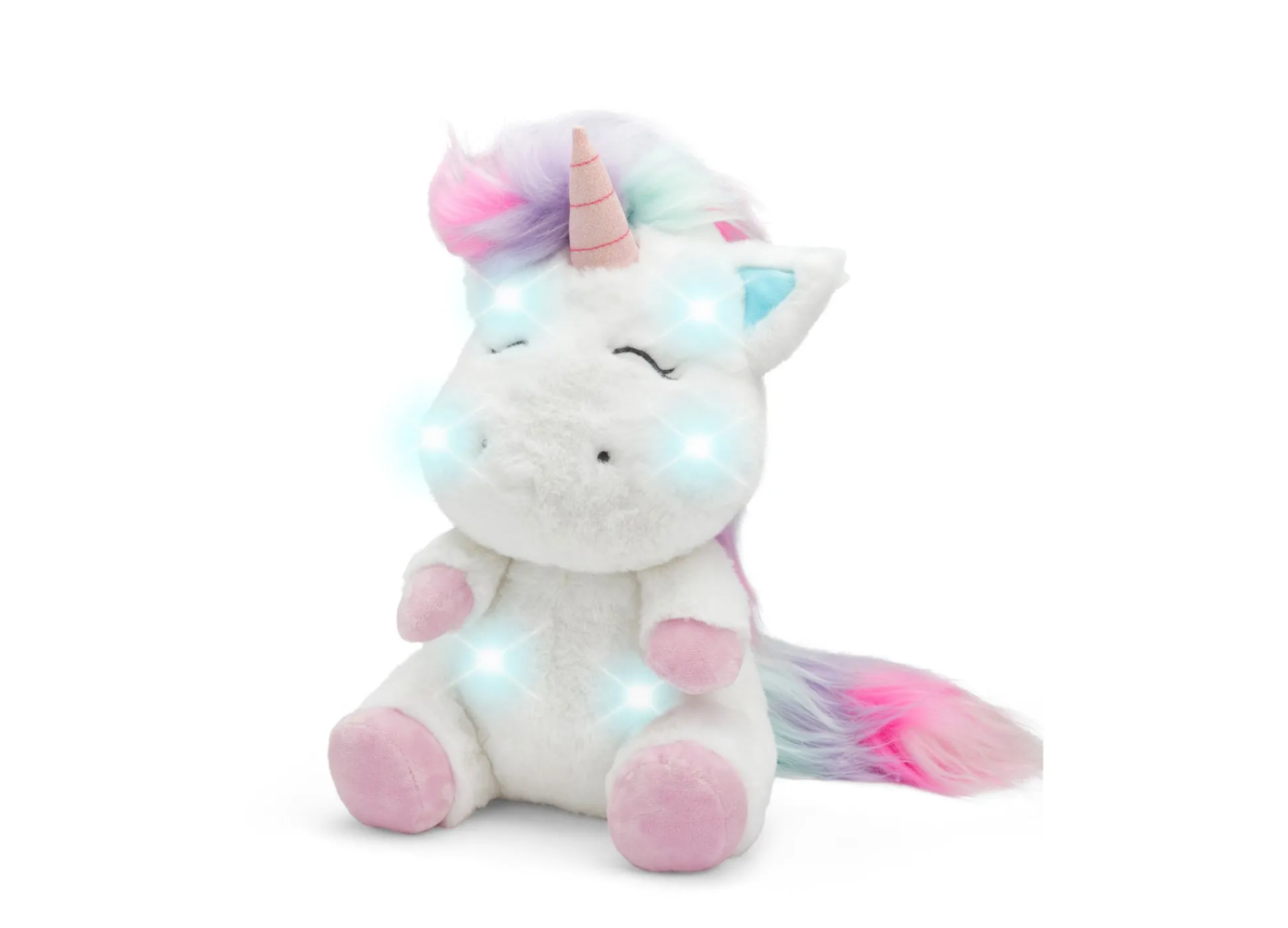 Macy's - Supplier Geoffrey's Toy Box 12-inch Interactive Unicorn Plush with LED Lights and Sound* Stuffed Animals|Stuffed Animals & Plush Toys
