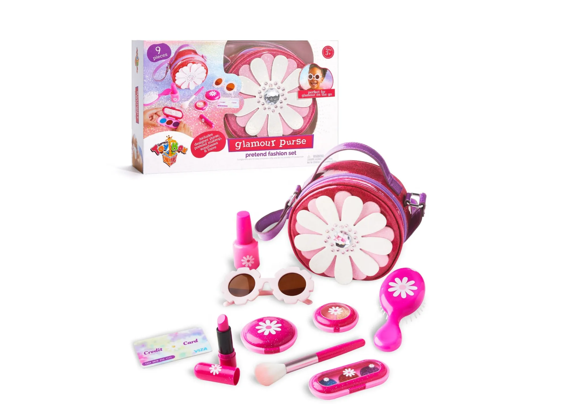 Macy's - Supplier Geoffrey's Toy Box 11-Piece Glamour Purse Pretend Fashion Set for Kids* Dress Up & Accessories|Dress Up