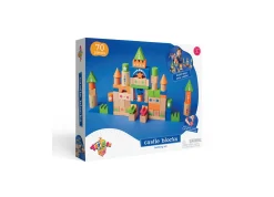 Macy's - Supplier Geoffrey's Toy Box 70-Piece Wooden Castle Building Set - Exclusive at Macy's* Wood & Jumbo Blocks