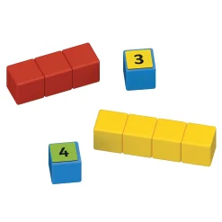 Educators Resource Geomag Magicube Math Building Set - 55 Pieces, Recycled Materials* Magnetic Tiles & Building Sets