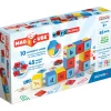 Educators Resource Geomag Magicube 55-Piece Recycled Word Building Set - Educational Toy* Reading, Writing & Speech|Magnetic Tiles & Building Sets