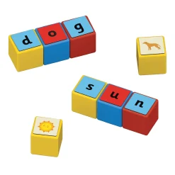 Educators Resource Geomag Magicube 55-Piece Recycled Word Building Set - Educational Toy* Reading, Writing & Speech|Magnetic Tiles & Building Sets