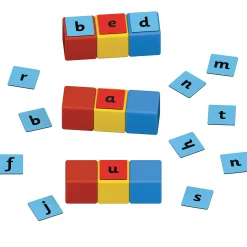 Educators Resource Geomag Magicube 55-Piece Recycled Word Building Set - Educational Toy* Reading, Writing & Speech|Magnetic Tiles & Building Sets